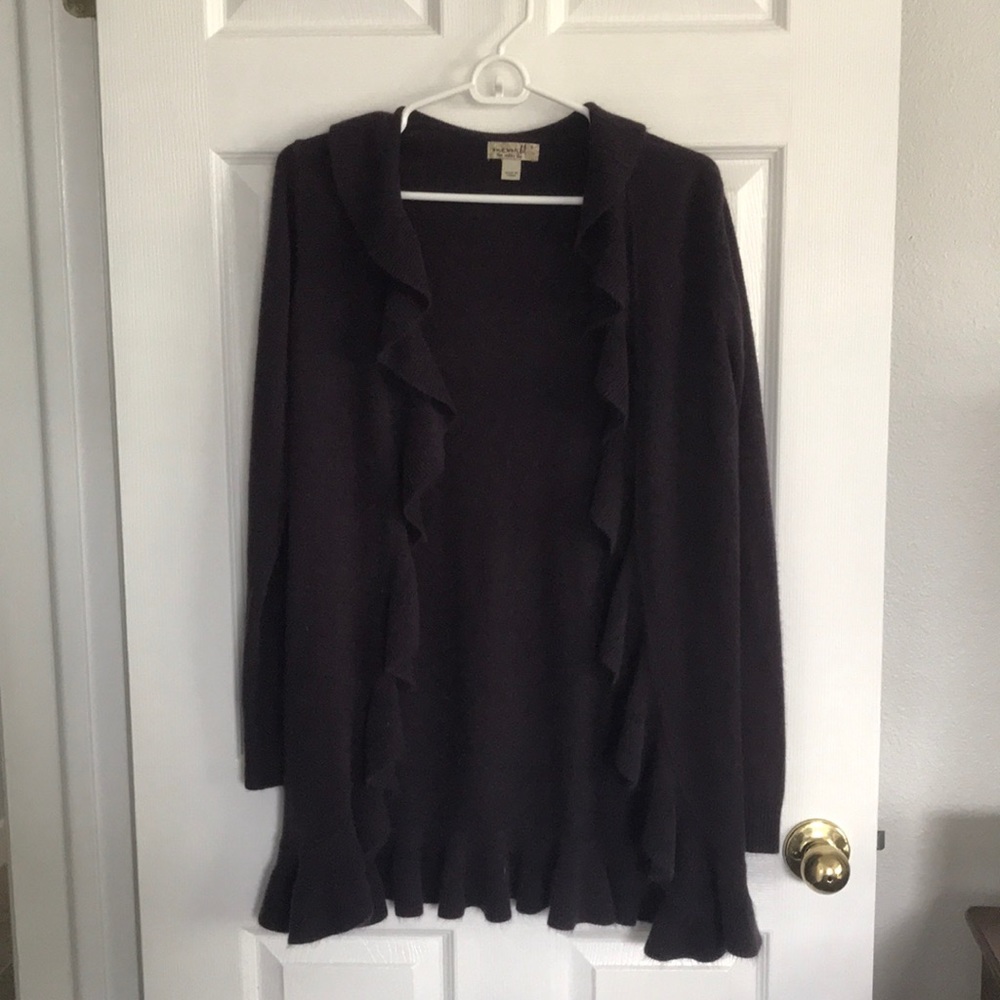 Ruffle-trimmed Sweater